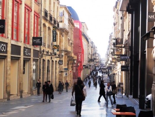 Rue Sainte Catherine, die längste Fussgängerstrasse Europas