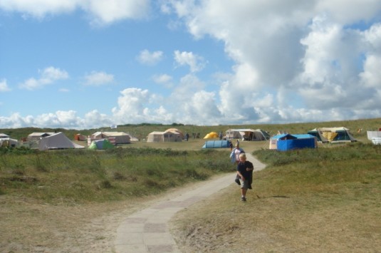 Der Zeltplatz auf Spiekeroog