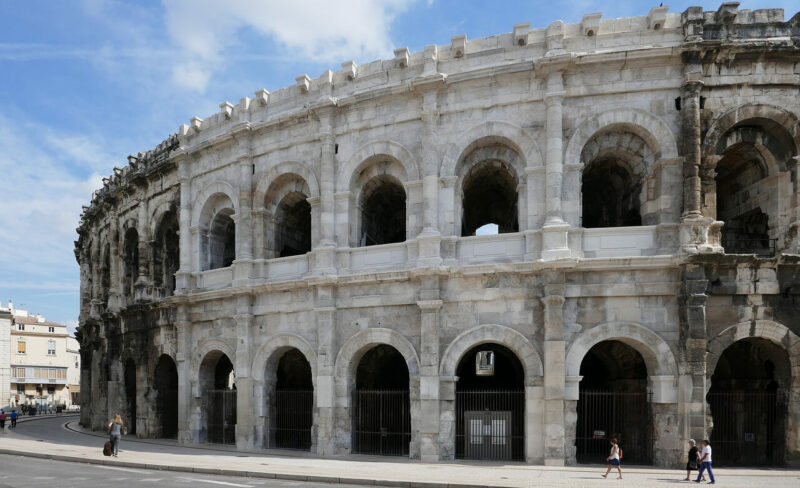 Nimes Amphitheater Frankreich Languedoc