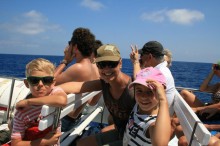 1 Mit Mami und Nelio in den Ferien. Papi fotografiert.