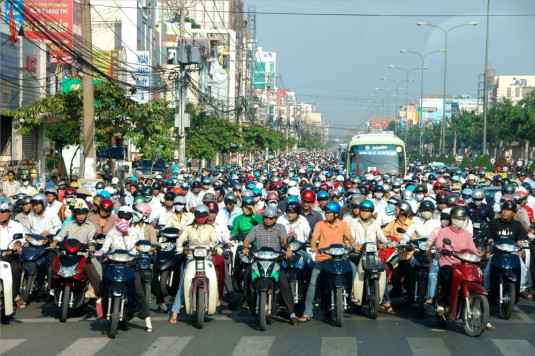 Auf den Strassen von Saigon ist einiges los