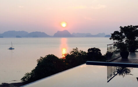 Asiatische Eigenheiten Gianni erholt sich am Meer