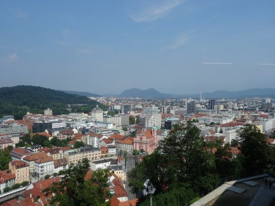 Panoramablick von der Burg