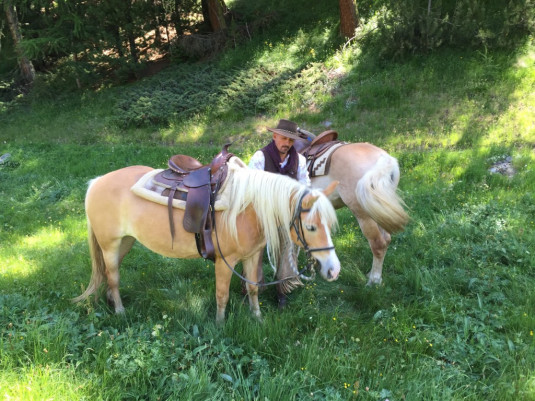 Mit Horseman Fausto unterwegs