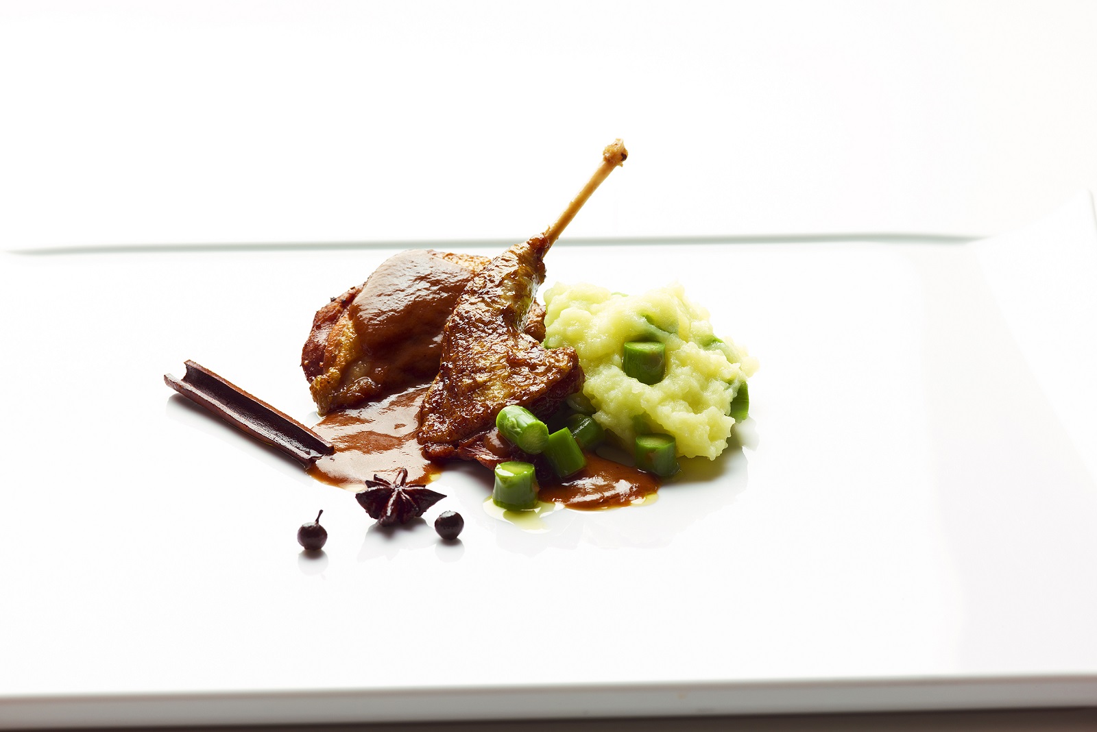 Eine Mahlzeit in der Business Class