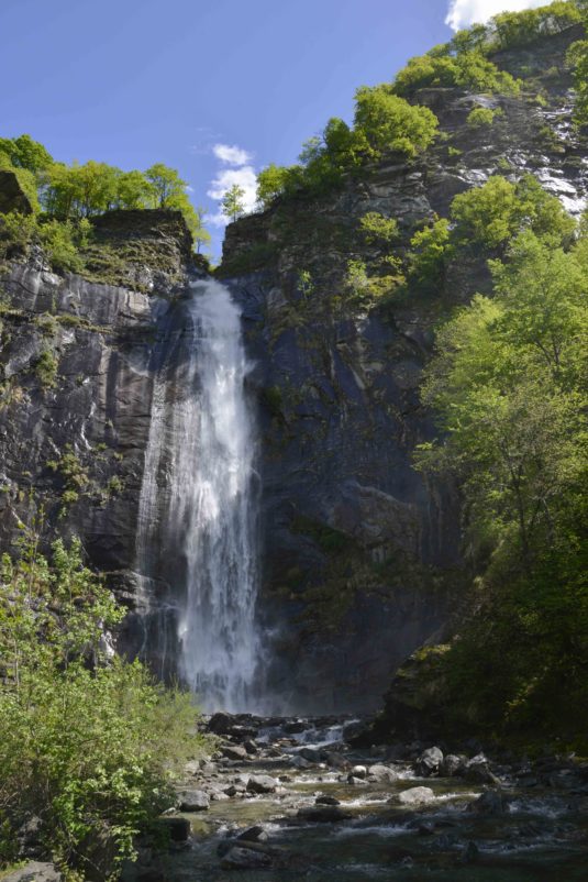 Der Wasserfall aus der Nähe