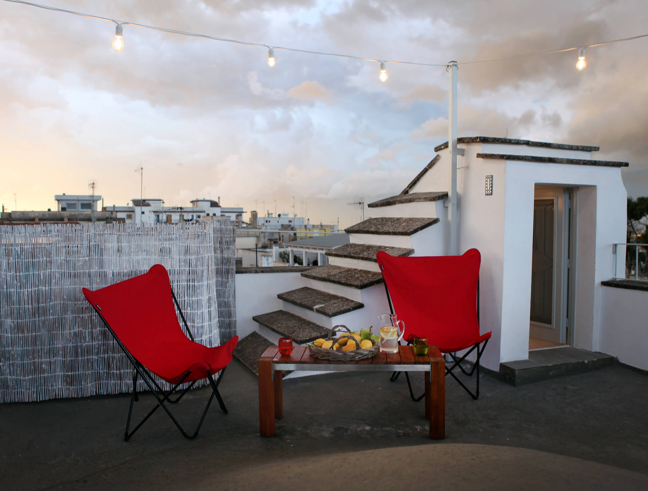 Dachterrasse Hotel Fasano Italien Apulien