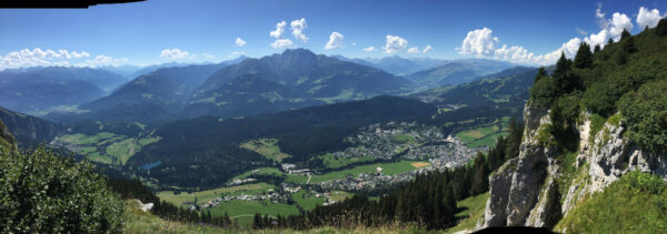 Klettersteig Flims Panorama Aussicht Schweiz Sommer Wandern