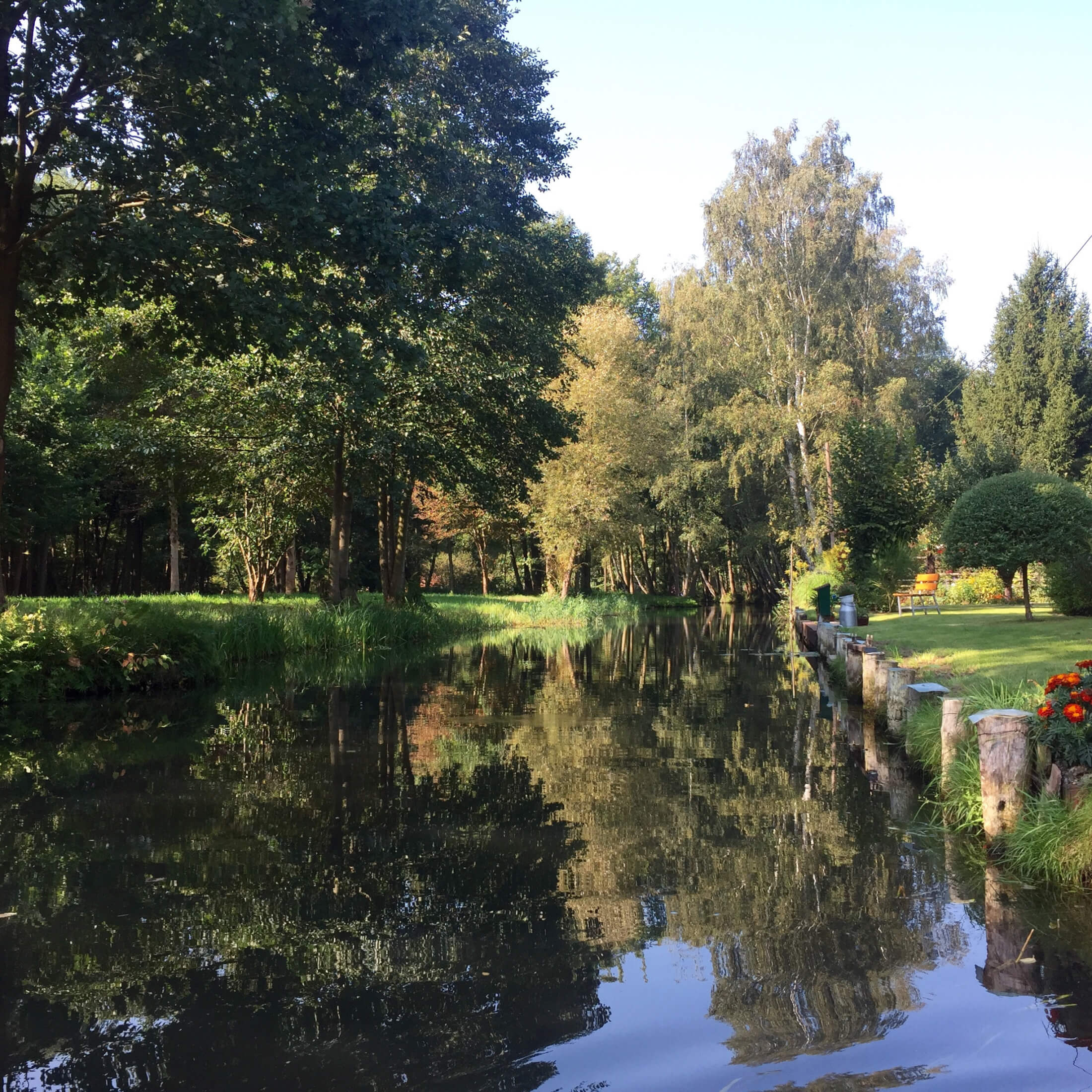 malerische wasserkanale spree