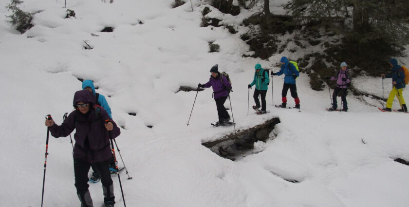 Schneeschuhwandern im Bündner Oberland
