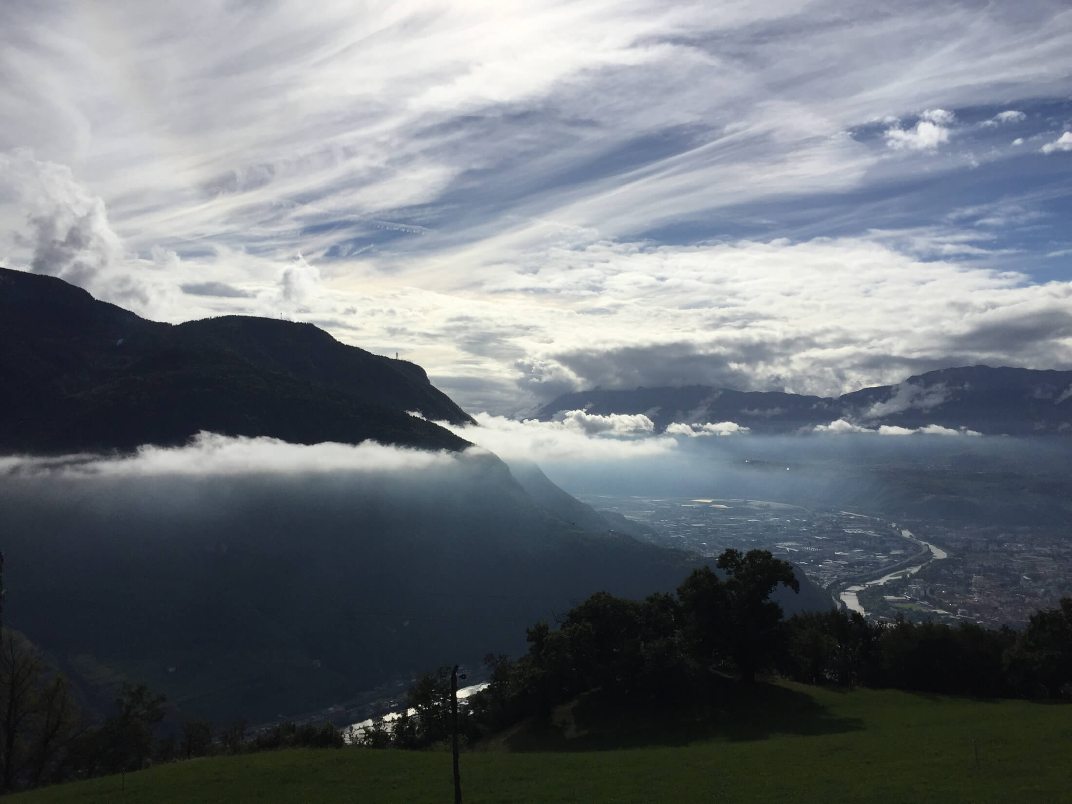 oberbozen bozen tirol aussicht ferien bauernhof herbst