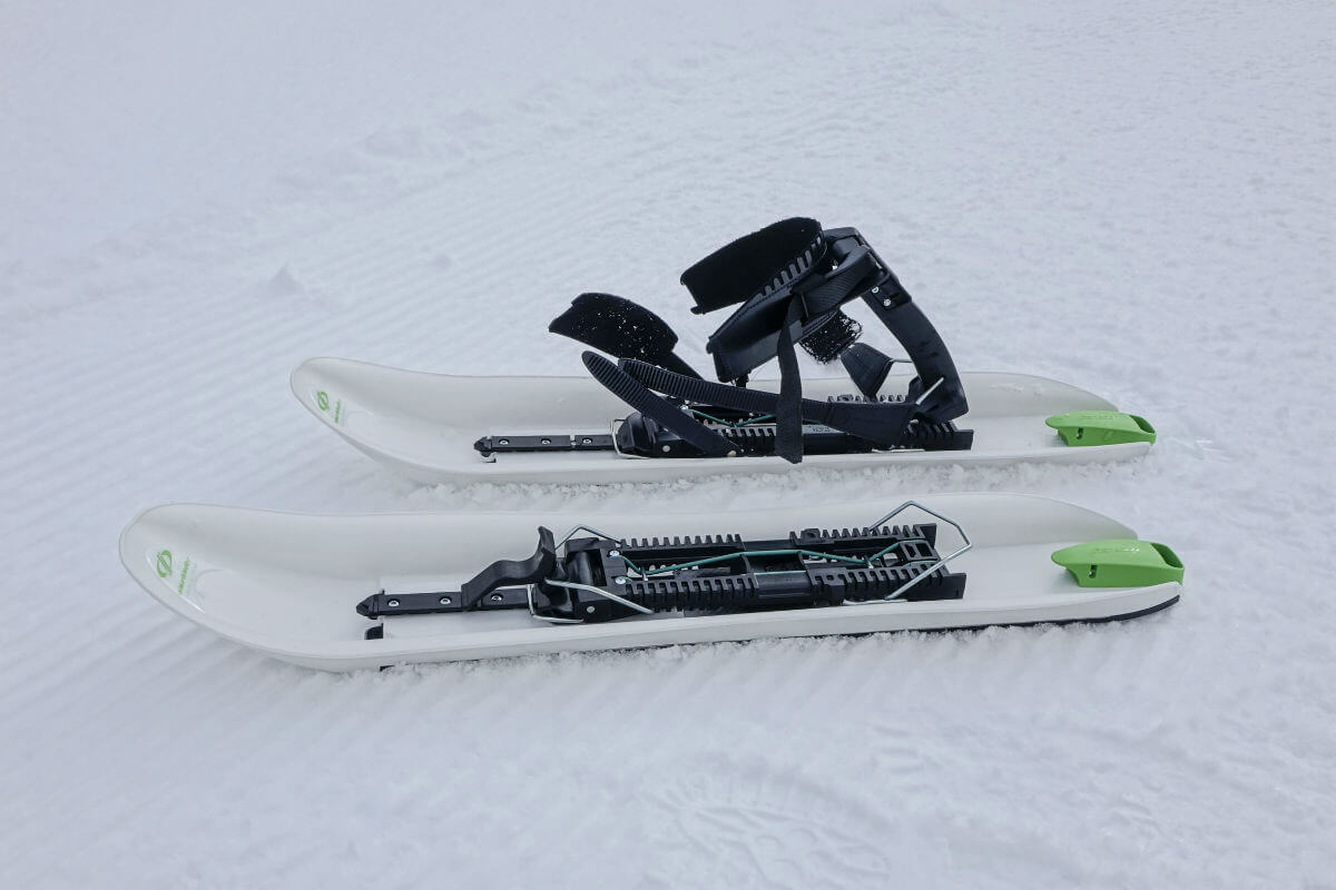 Crossblades Schneeschuhe, Schneeschuh Ski zum Gehen und Abfahren