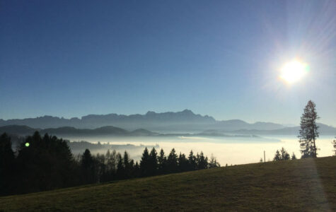 Appenzell Aussicht Schweiz Sonne Wandern