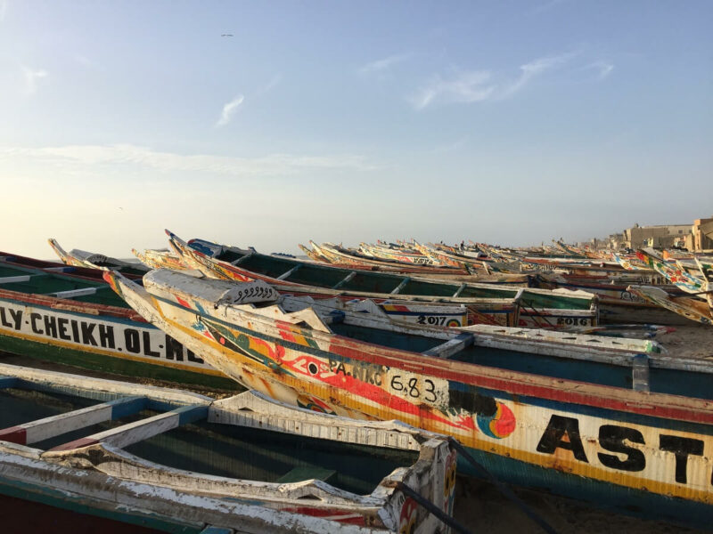 Saint Louis Senegal Fischerboote