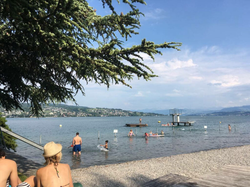 Rüschlikon Badi Zürichsee