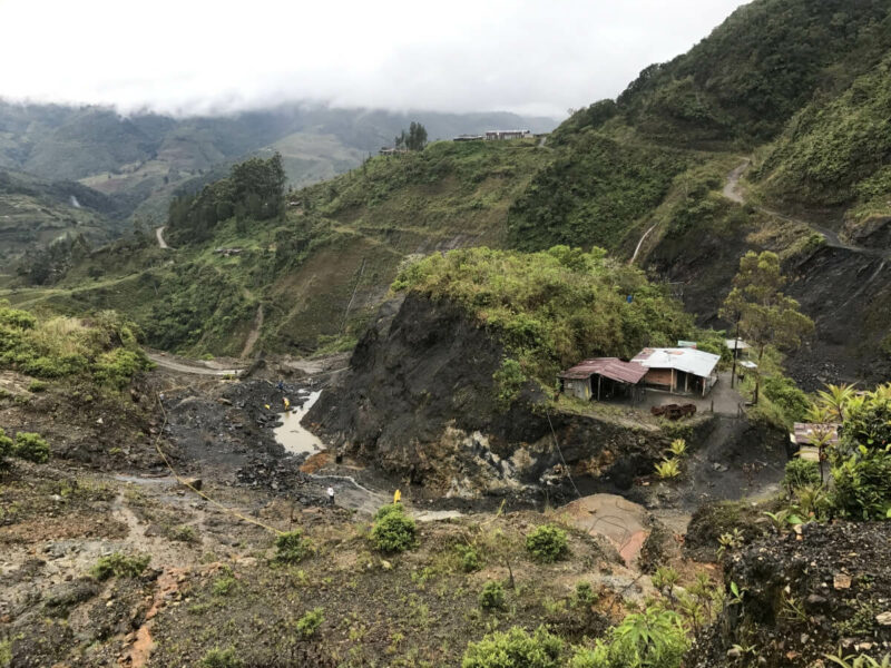 Kolumbien Mine Smaragde Chivor