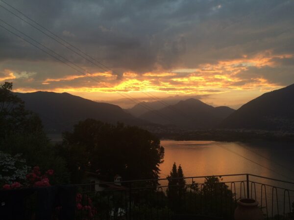 Tessin Sonnenuntergang