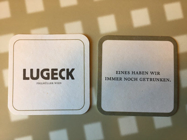 Bierdeckel Wien