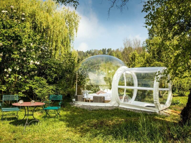 Bubble-Hotel-Kartause-Ittingen-Thurgau-Warth-Tourismus-Himmelbett