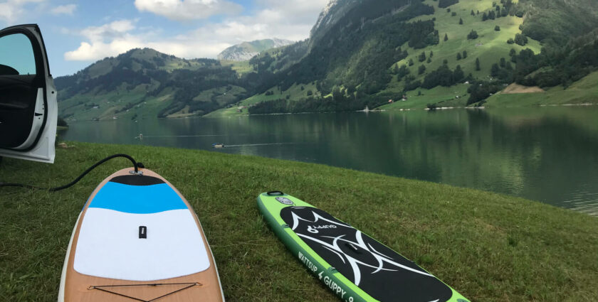 Stand Up-Paddling auf dem Wägitalersee