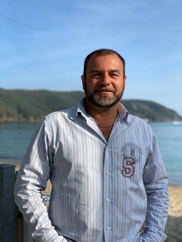 Portrait von Gabriele Rotellini vom Campingplatz Valle Santa Maria auf Elba.