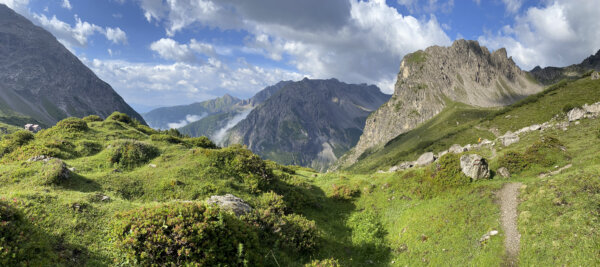 Kurz nach Start bei Steinseehütte