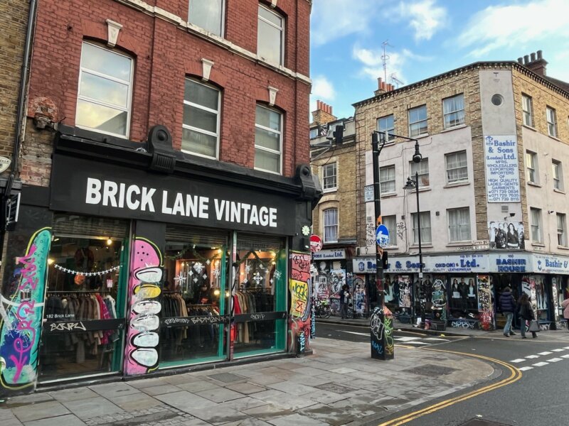 Vintage-Shop in Shoreditch