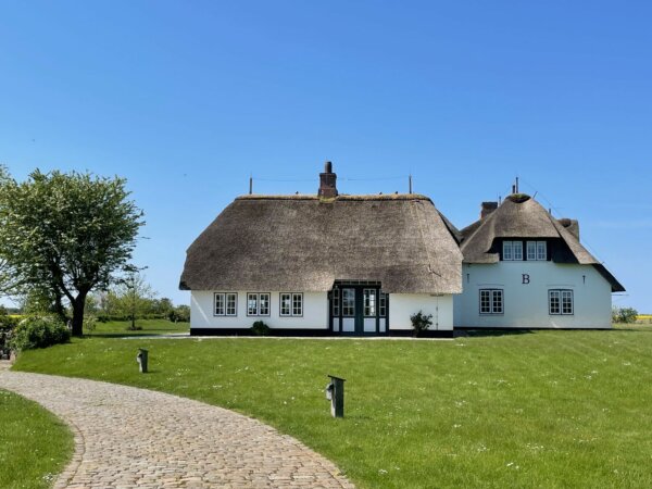 Typische Häuser auf Sylt.