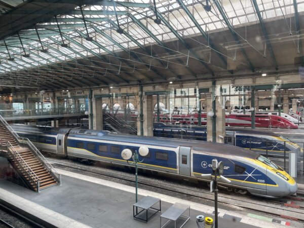 Komfortable Anreise mit dem Eurostar nach London.