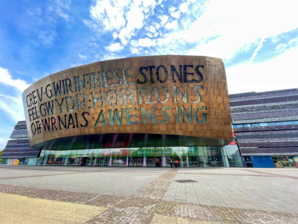 Imposante Architektur: Was Wales Millennium Centre.
