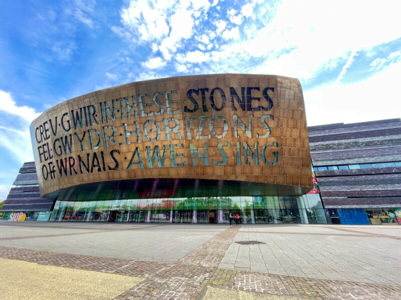 Imposante Architektur: Was Wales Millennium Centre.