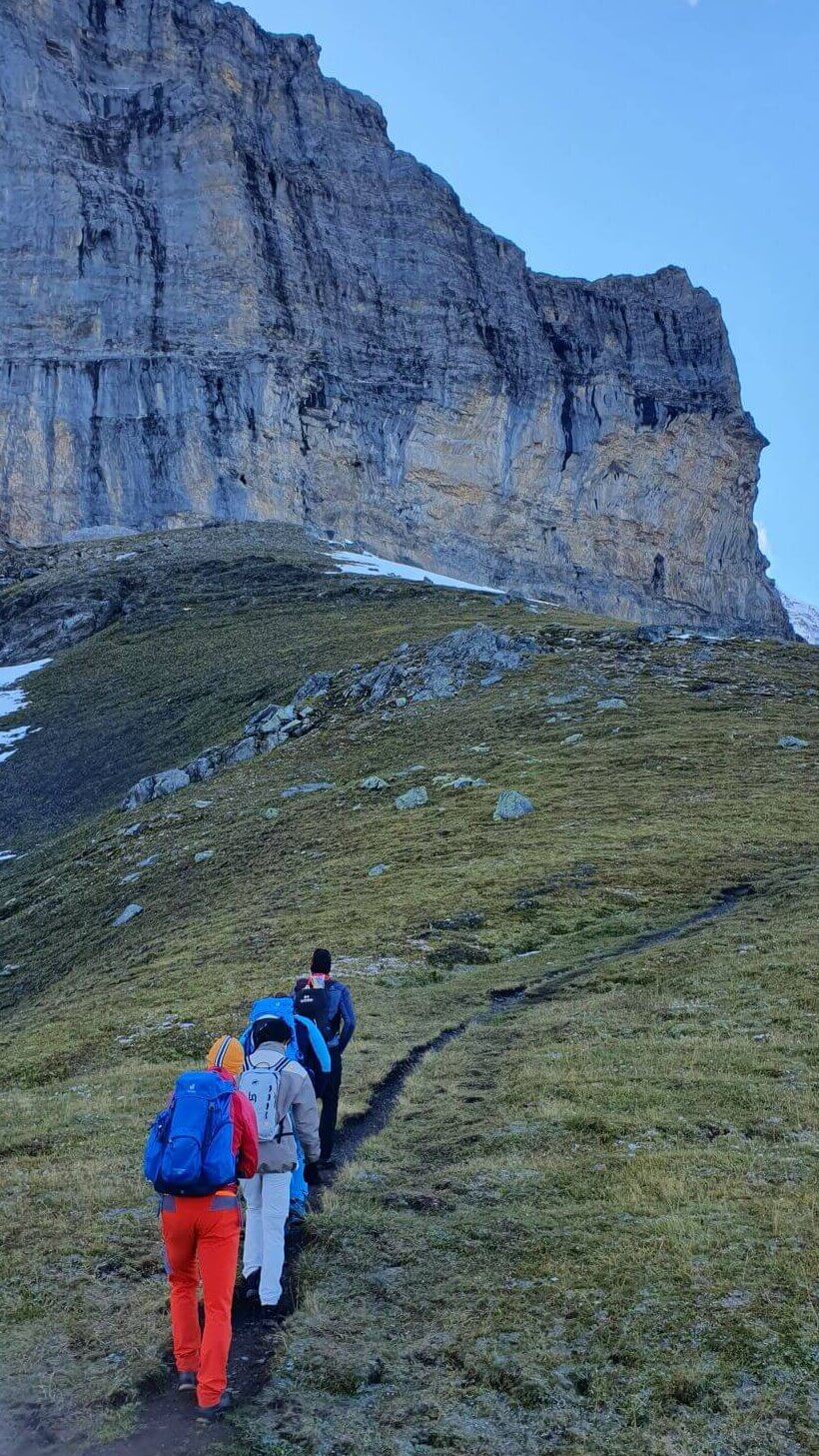 Wandergruppe Eiger Nordwand