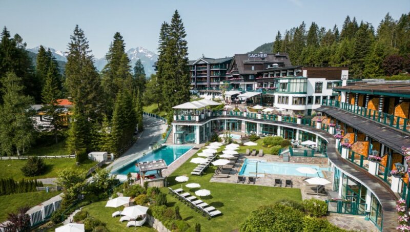 Alpinresort Sacher Seefeld von aussen