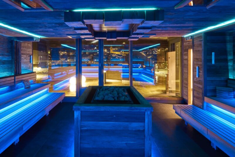 Sauna in der Silvretta Therme