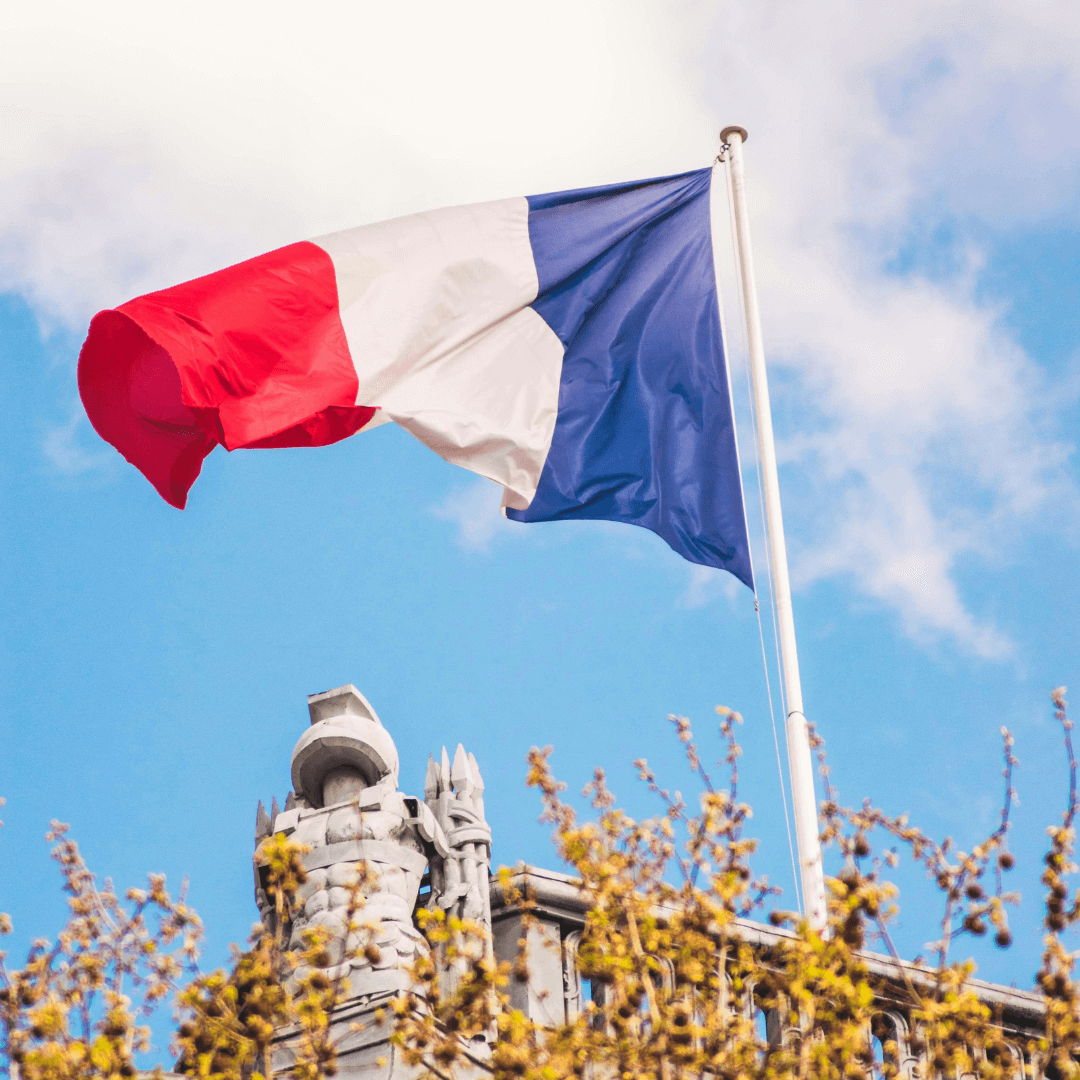 Travelistas–Frankreich–Flagge