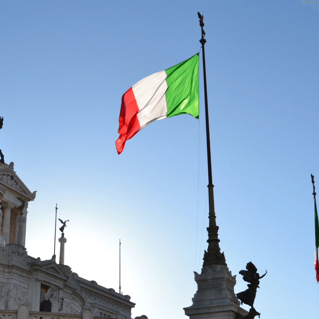 Travelistas–Italien–Flagge