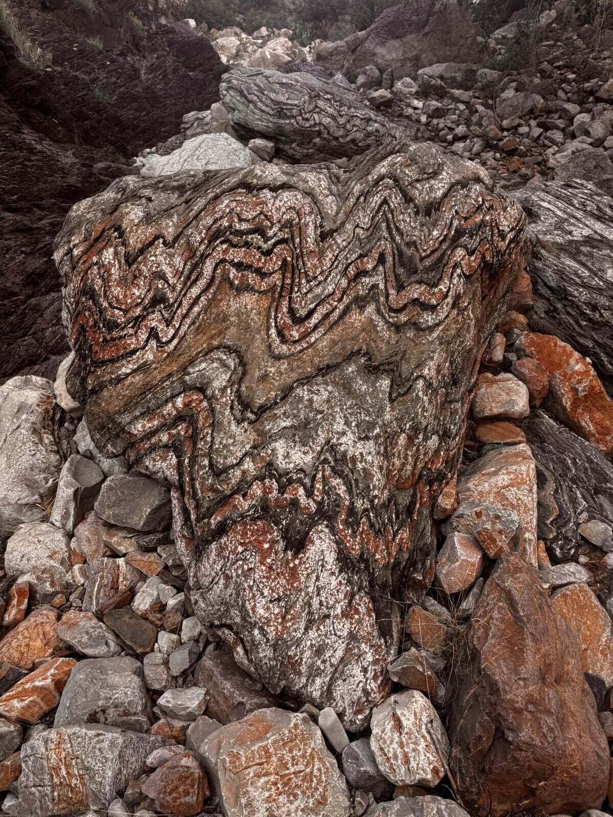 Faszinierende Steine im Naukluft Mountain Zebra Park