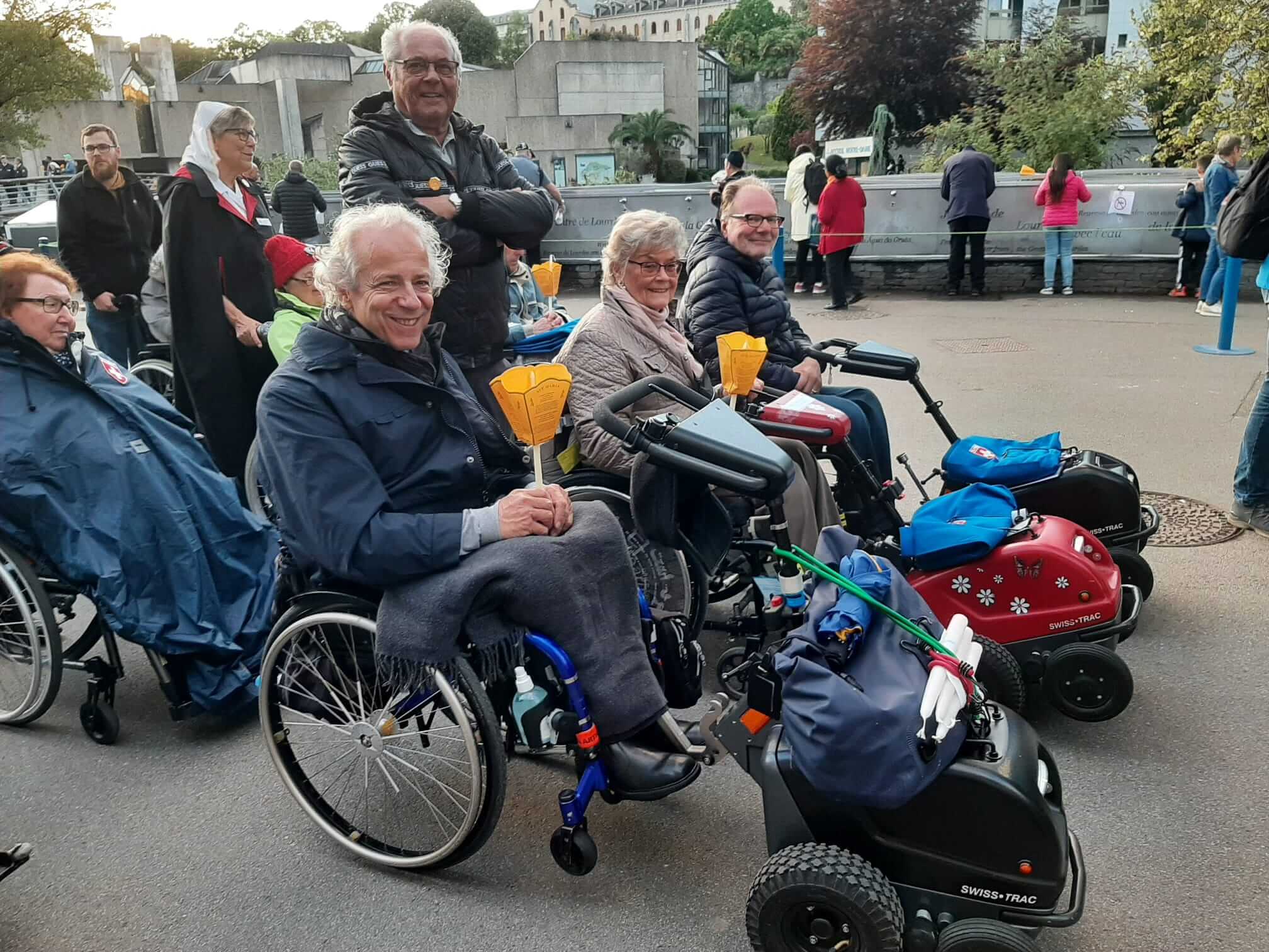Wallfahrt in Lourdes mit Rollstuhl