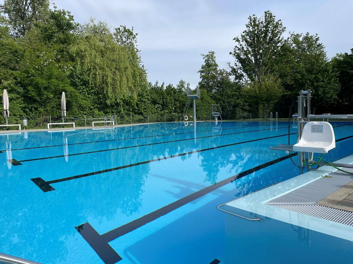 Pool am TCS-Campingplatz in Flaach