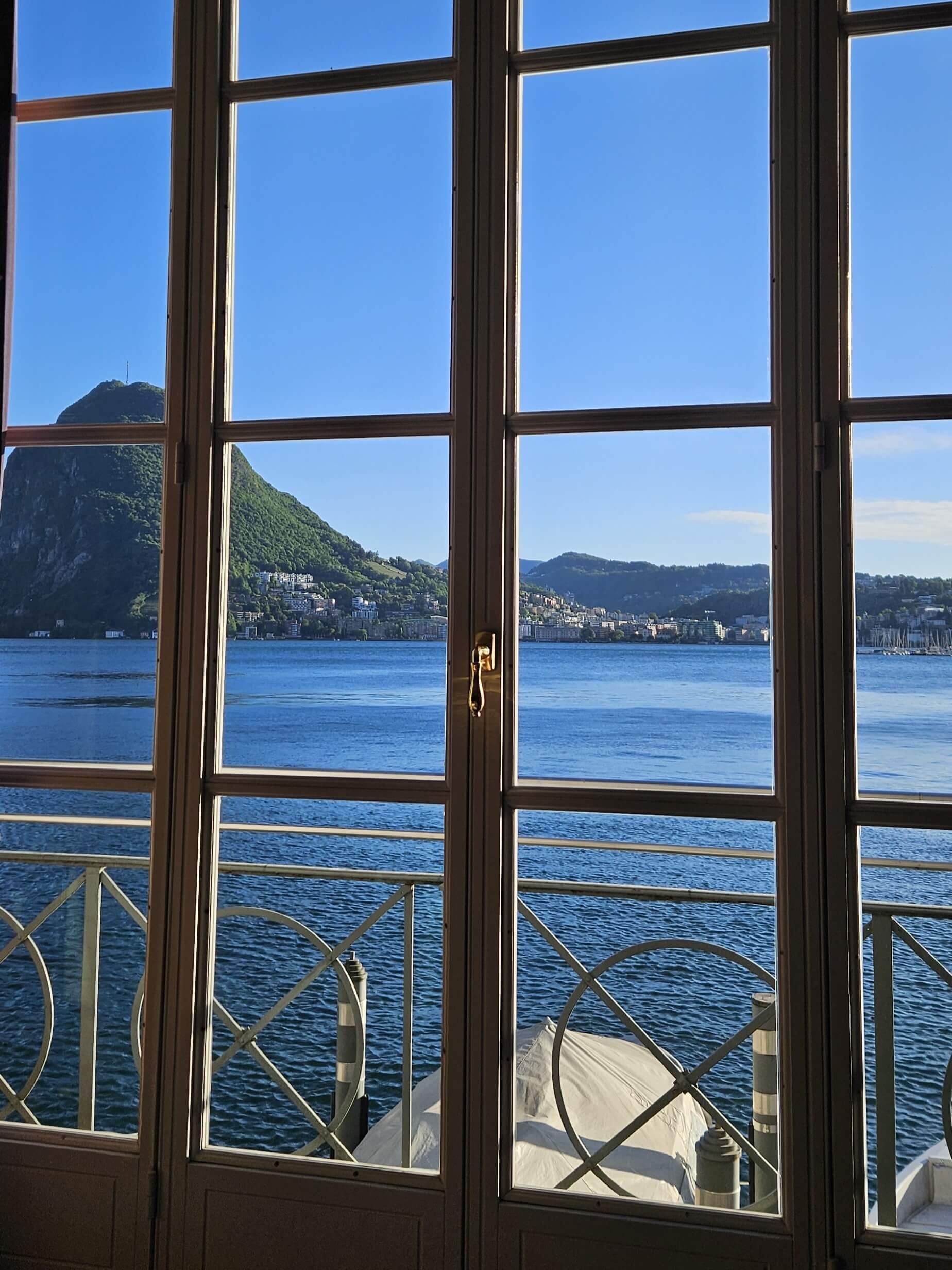 Blick vom Restaurant Arte al Lago in der Villa Castagnola