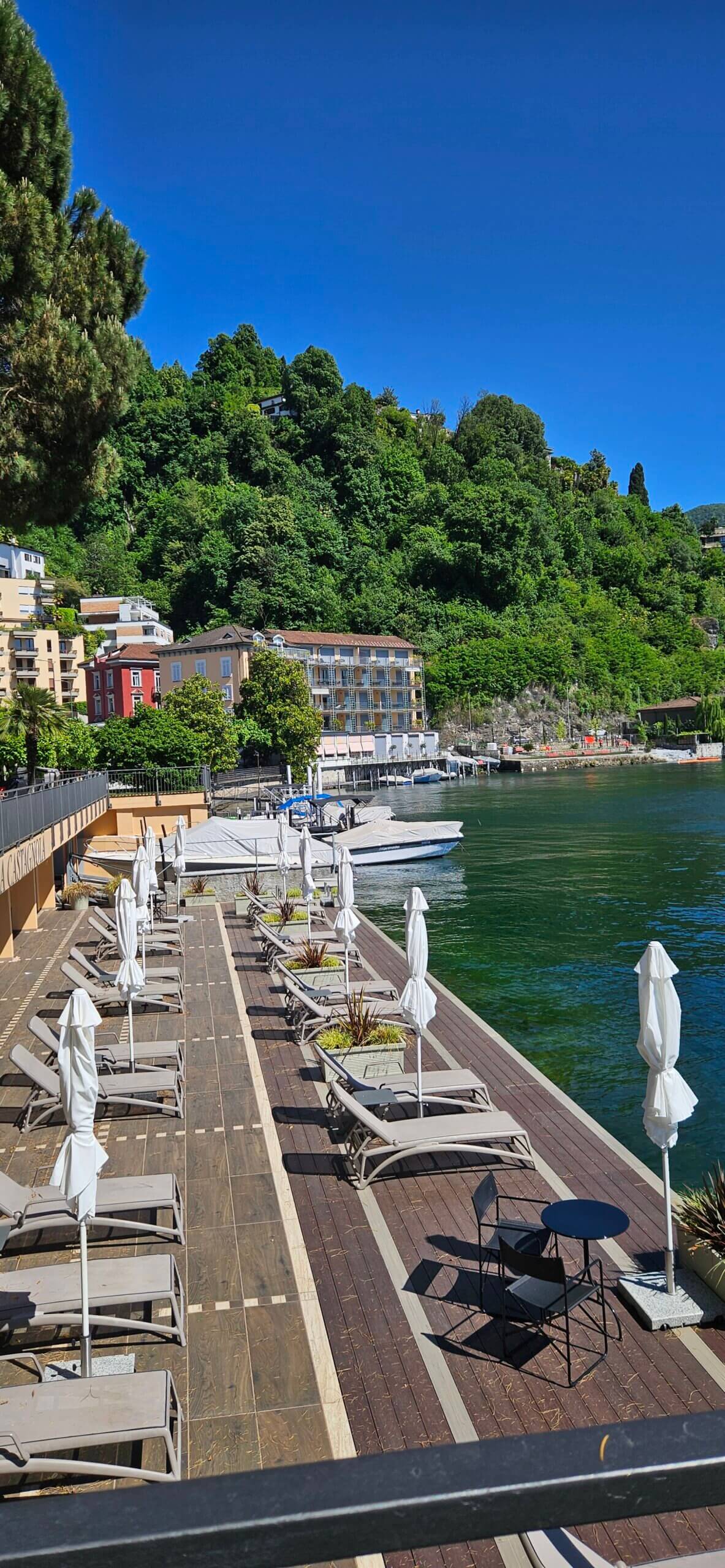 Lido in der Villa Castagnola