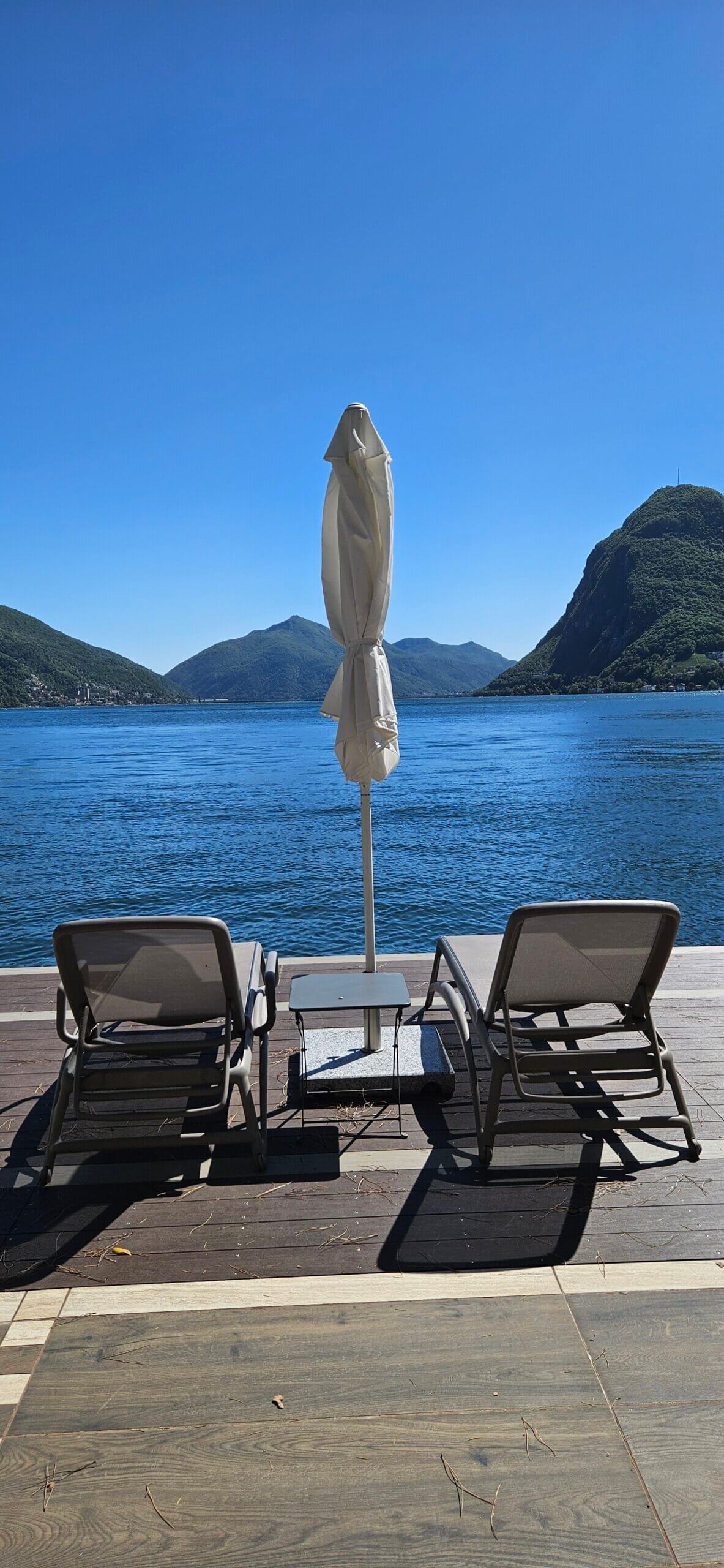 Lido in der Villa Castagnola