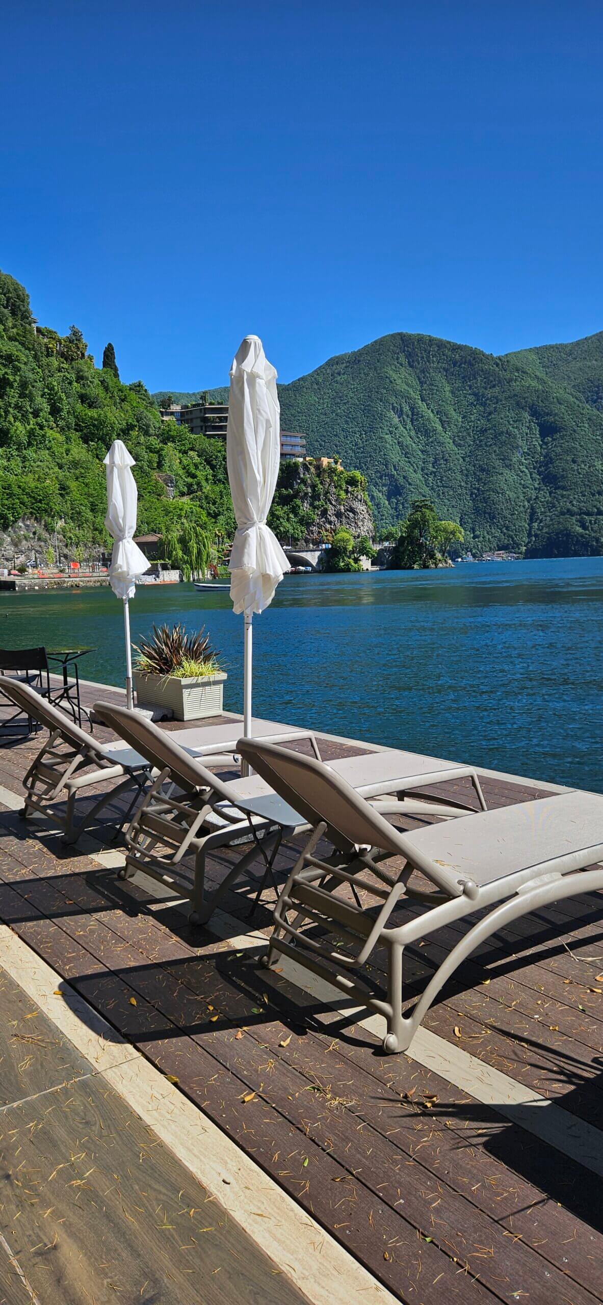 Lido in der Villa Castagnola