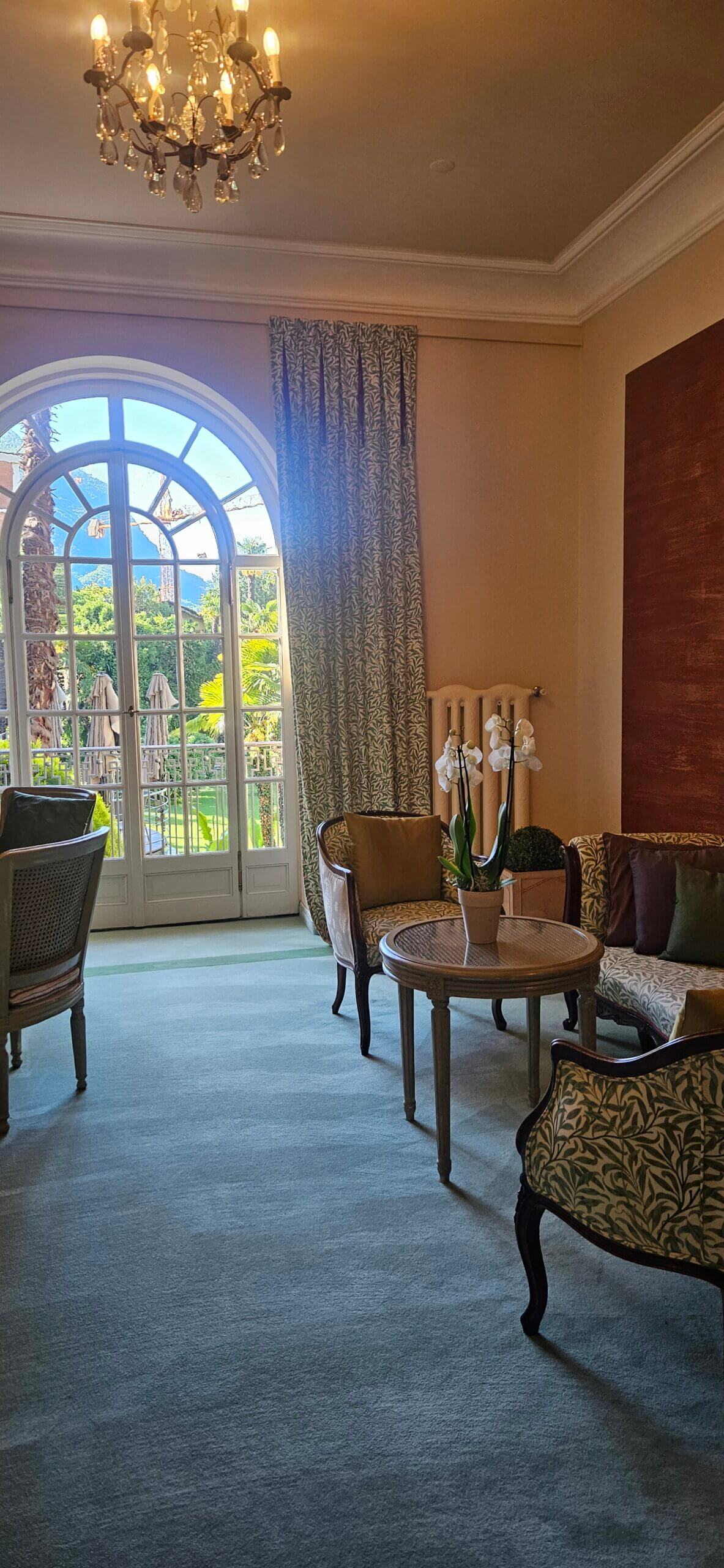 Salon in der Villa Castagnola