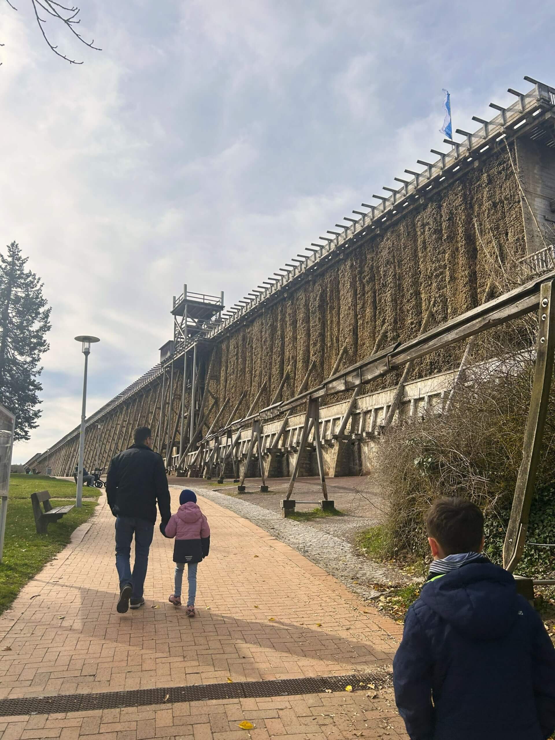 Gradierwerk Bad Kösen, Mann und Kinder