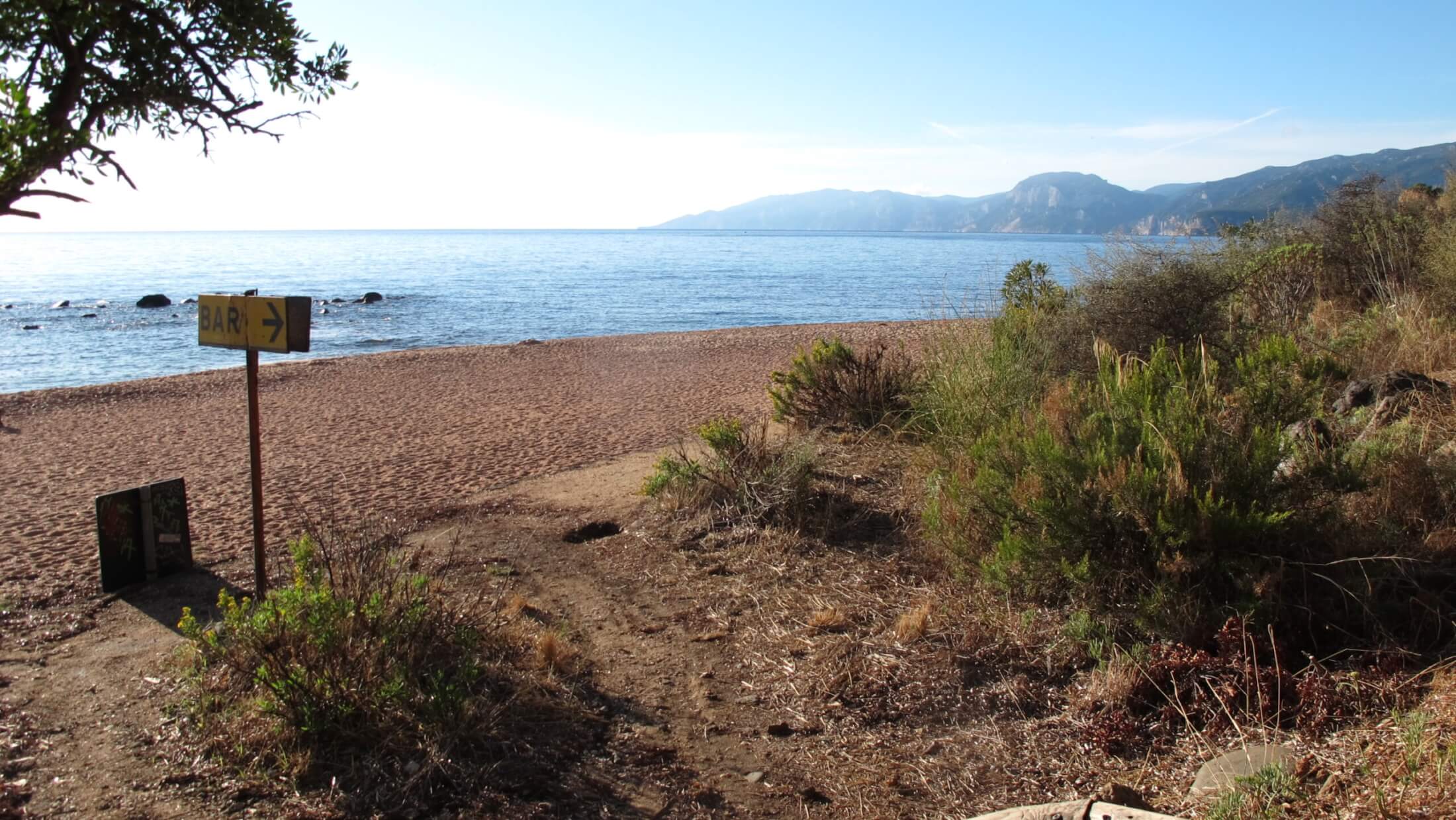 Sandstrand Cala Gonone