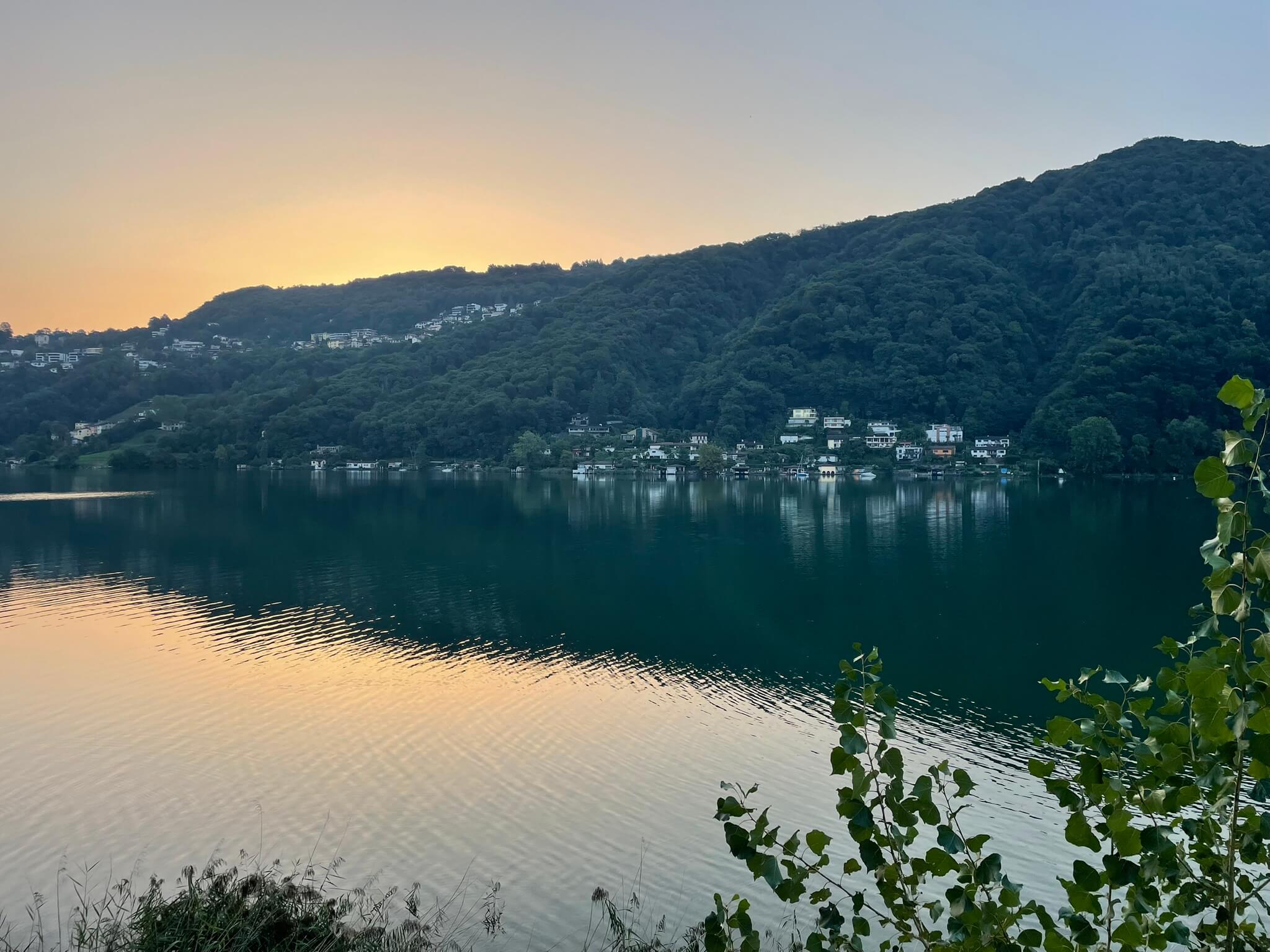 Abendstimmung im Centro Magliaso