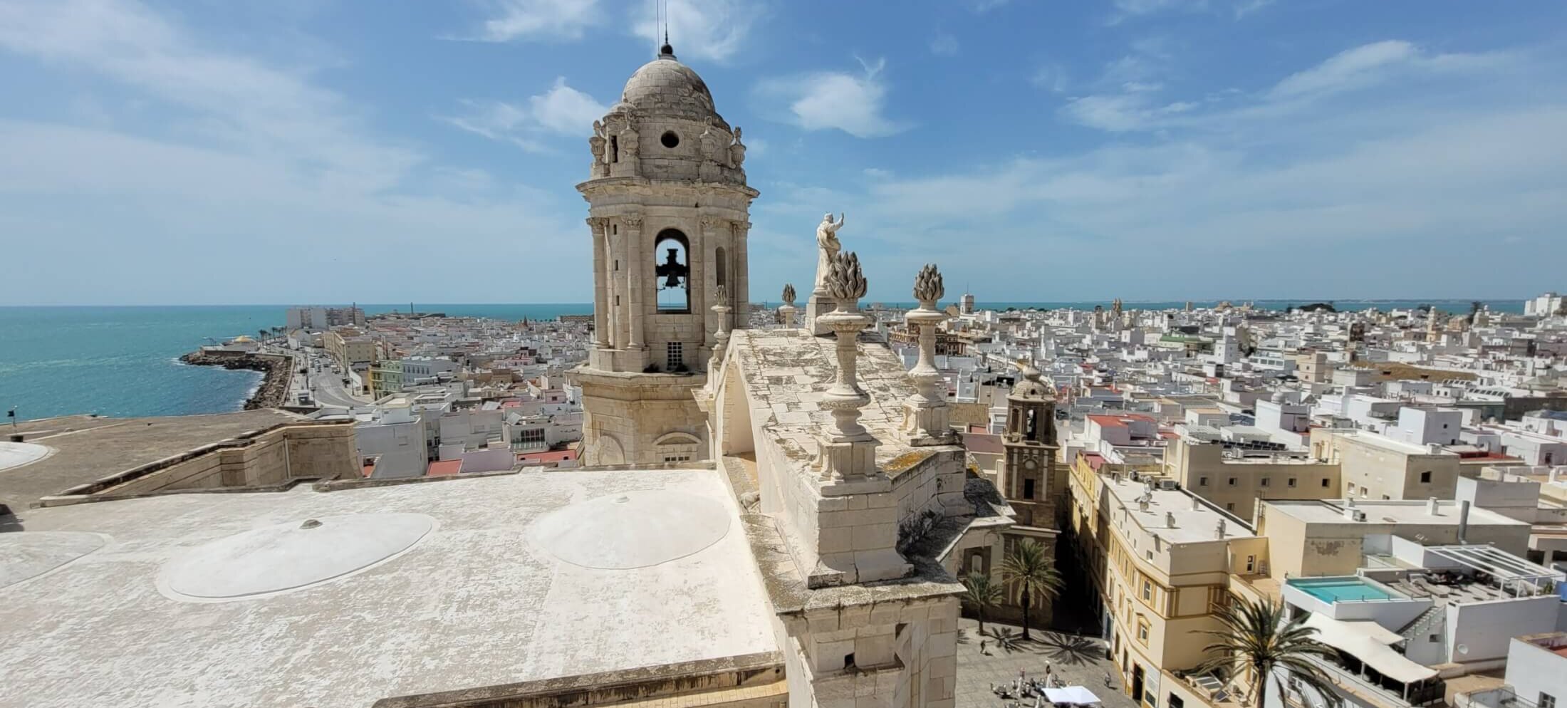 Cádiz - Blick vom Turm der Kathedrale über die Stadt