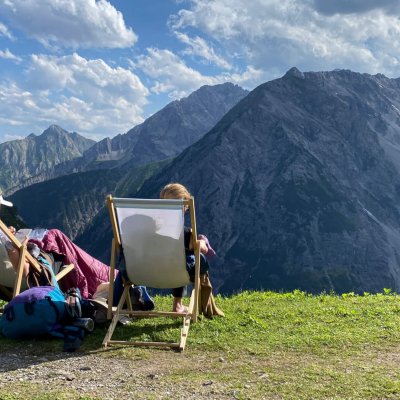 Relaxen bei der Steinseehütte