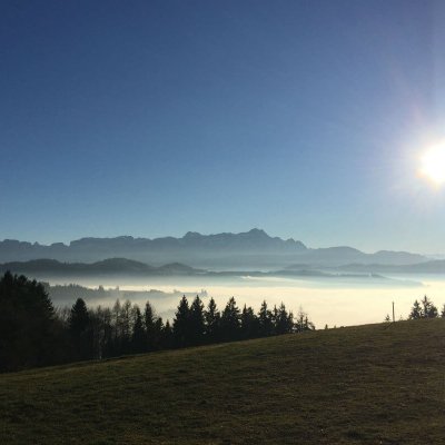 Appenzell Aussicht Schweiz Sonne Wandern